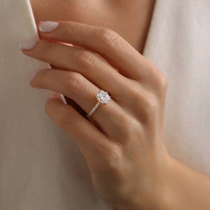 Yarım Tur Bombe Tektaş Yüzük - 1