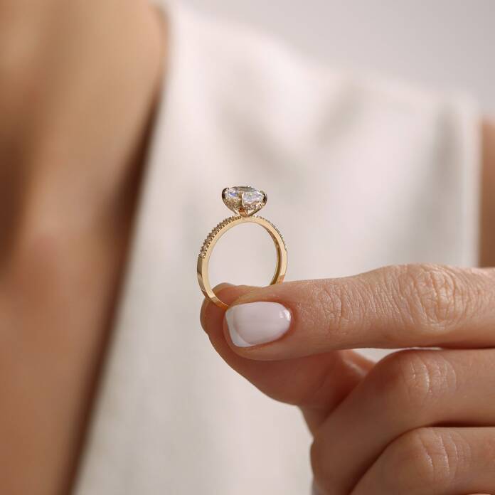 Yarım Tur Bombe Tektaş Yüzük - 2