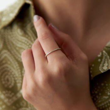 Yarımtur Aralıklı Yüzük - Alen