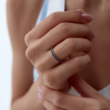 Yarımtur Renkli Yüzük - RİTİM (1)