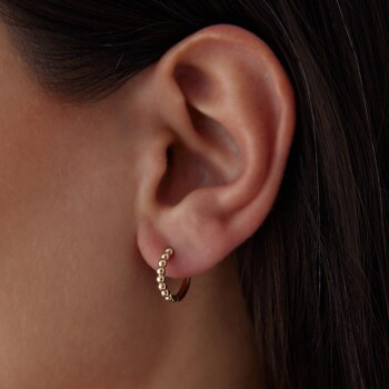 Yarımtur Top Küpe - Cemart (1)