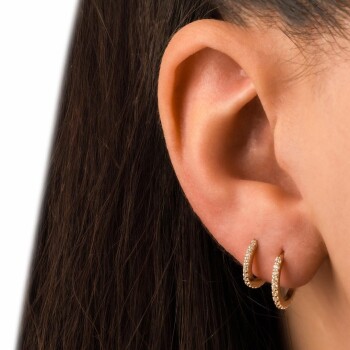 Yarımtur Yan Taşlı Helix - Dianora (1)