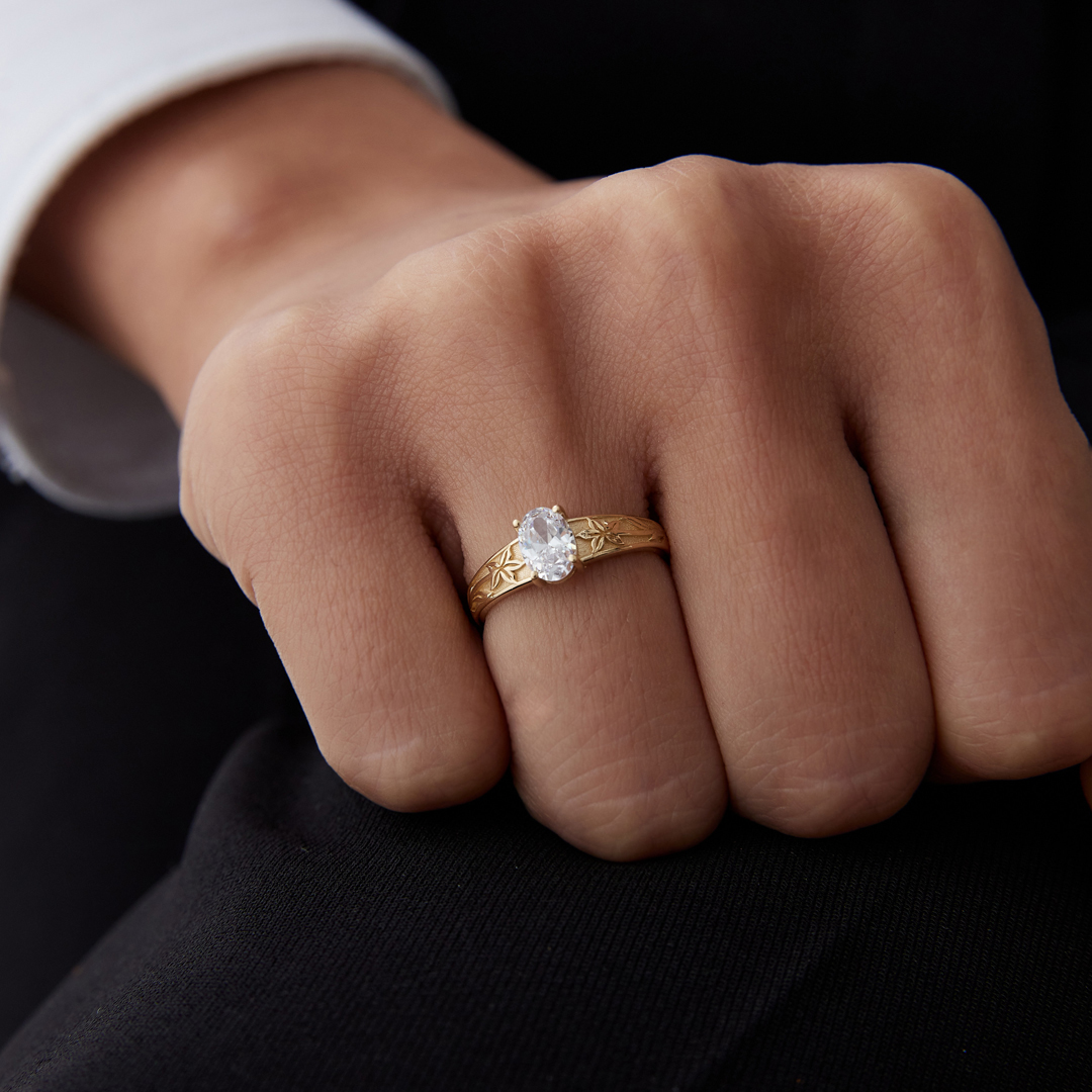 Yasmin Oval Yüzük - 2