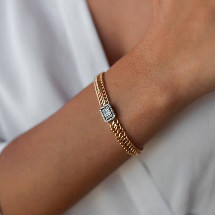 Yatay Klasik Baget Viyana Bileklik - 1