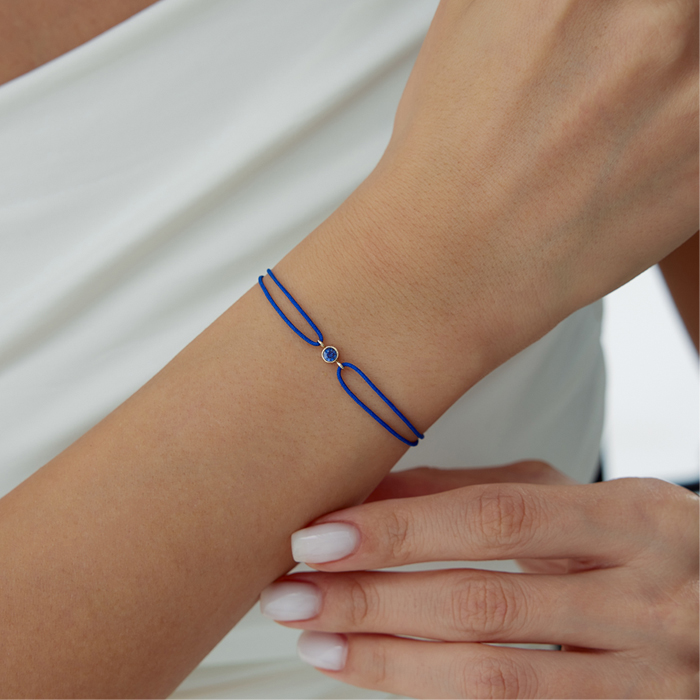 Yay Burcu Tanzanite İpli Bileklik - Simoro