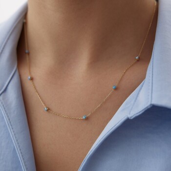 Yedi Mineli Kolye - Cemart