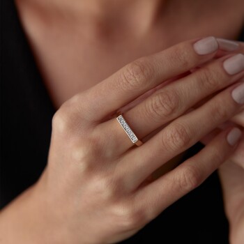 Yedi Sıra Taş Yüzük - Rayna (1)