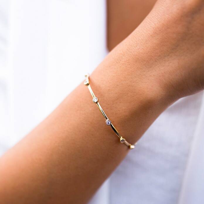 Yedi Taşlı Tel Kelepçe - 1