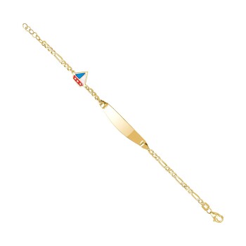 Yelkenli Figaro Zincir Çocuk Künyesi - Melike