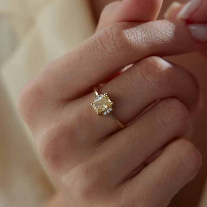 Yellow Light Yüzük - Simoro (1)