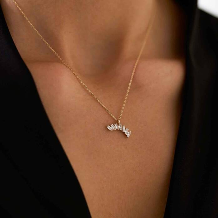 Yelpaze Baget Kolye - 1