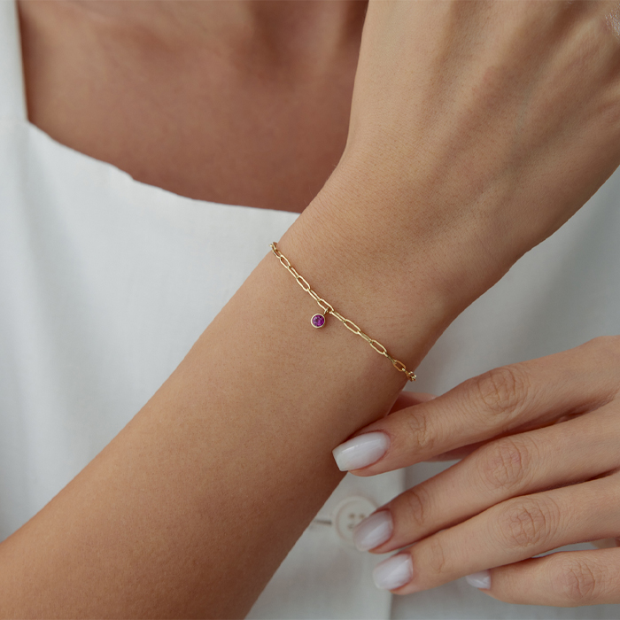 Yengeç Burcu Ruby Ataç Bileklik - Simoro (1)
