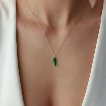 Yeşil Biber Kolye - 3