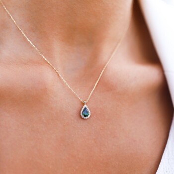 Yeşil Damla Kolye - Nüans