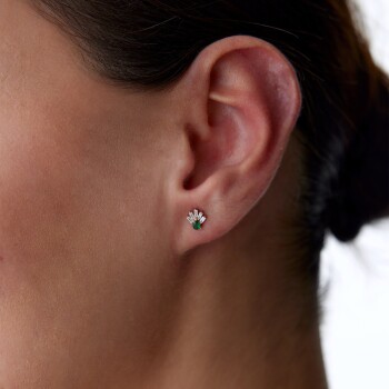 Yeşil Drop Küpe - Alen (1)