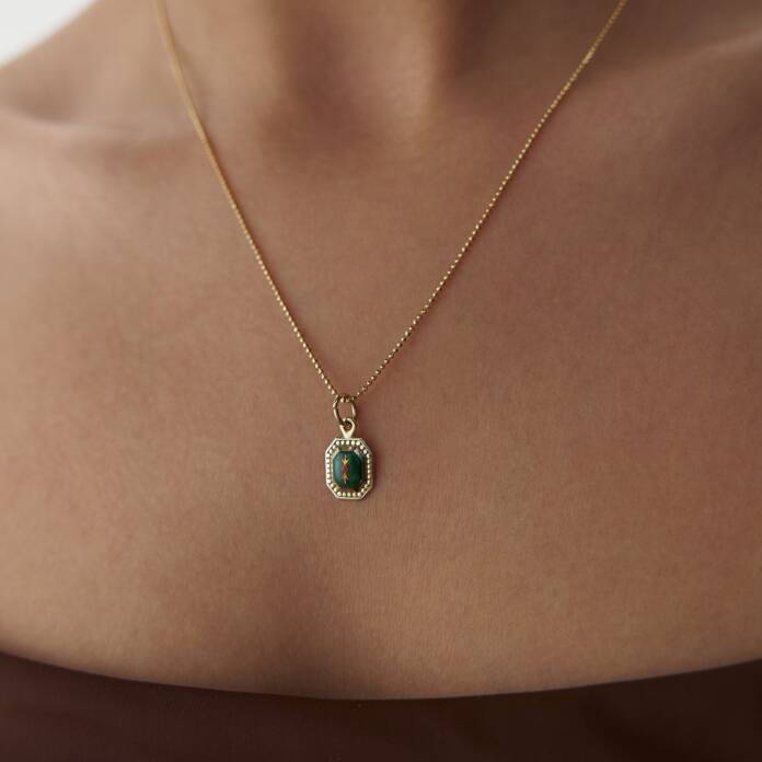 Yeşil Payon Kolye - 1