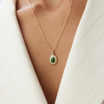 Yeşil Payon Kolye - Uzun Hüseyin (1)