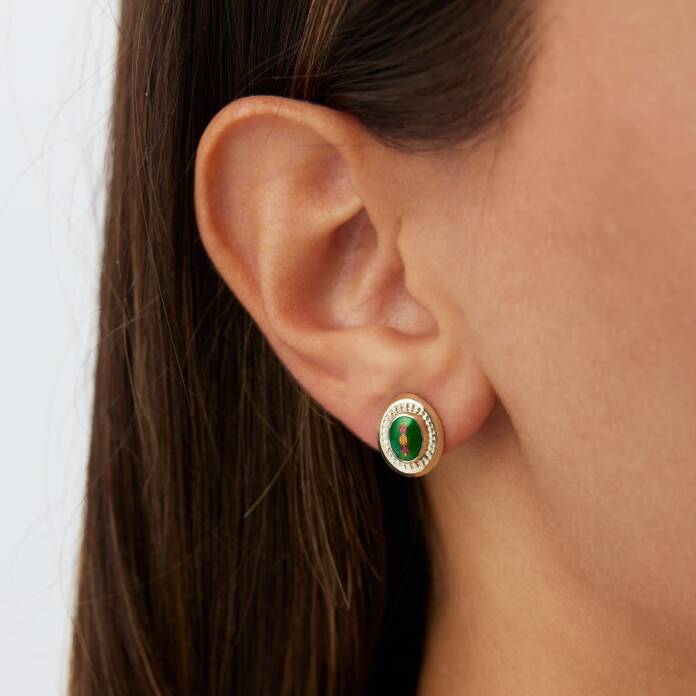 Yeşil Payon Küpe - 1