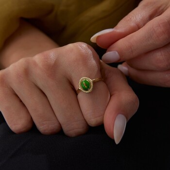 Yeşil Payon Yüzük - Uzun Hüseyin