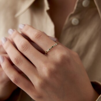 Yeşil Taş Detaylı Yüzük - Ali Altınbas (1)