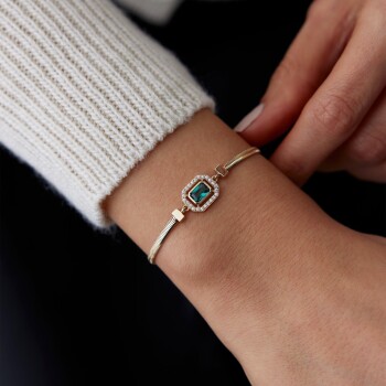 Yeşil Taşlı Bileklik - Rayna