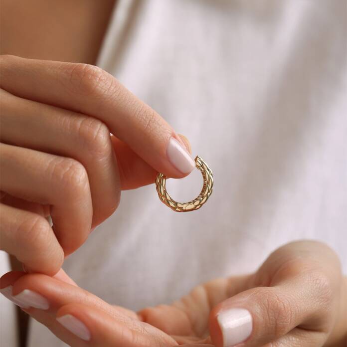 Yılan Derisi Küpe - 2