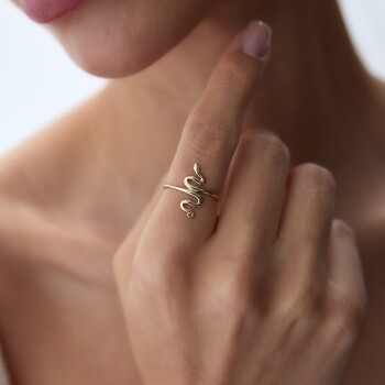 Yılan Sarmal Yüzük - Rayna