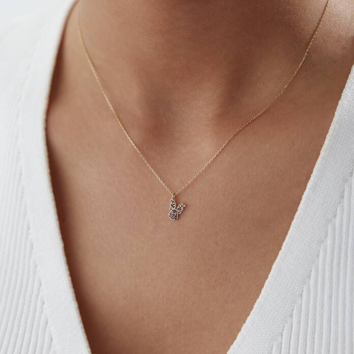 Yılbaşı Geyiği Kolye - 1