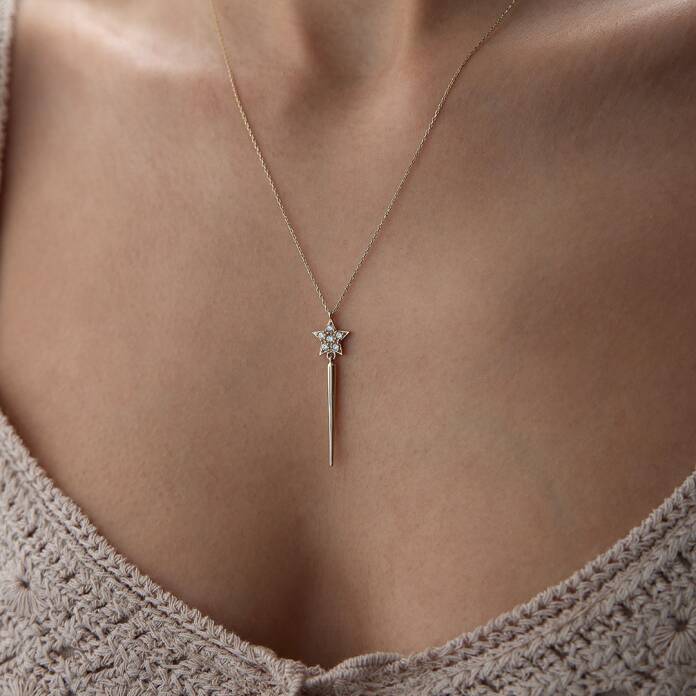 Yıldız Çubuk Kolye - 2