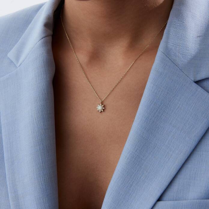 Yıldız Opal Kolye - 2