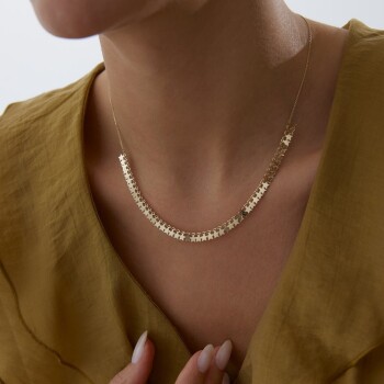 Yıldız Pullu Kolye - Melike