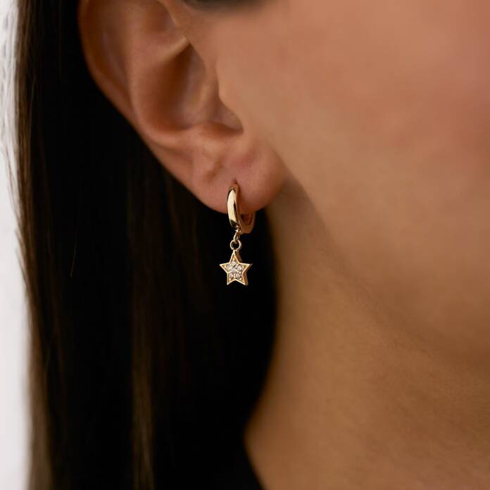 Yıldız Sallantı Küpe - 1