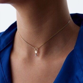 Yıldız Taş Charm Kolye - Rayna