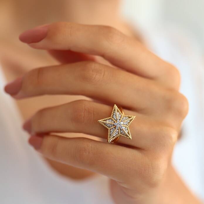 Yıldız Taşlı Yüzük - 1