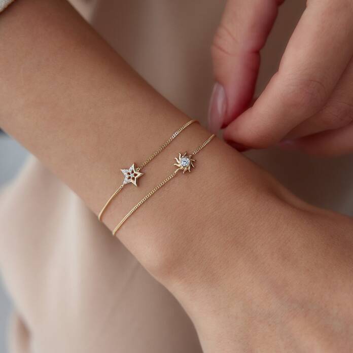 Yıldız ve Güneş İkili Bileklik - 1