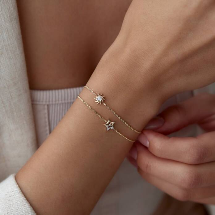 Yıldız ve Güneş İkili Bileklik - 2