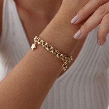 Yıldız Ve Kalp Bileklik - Reha