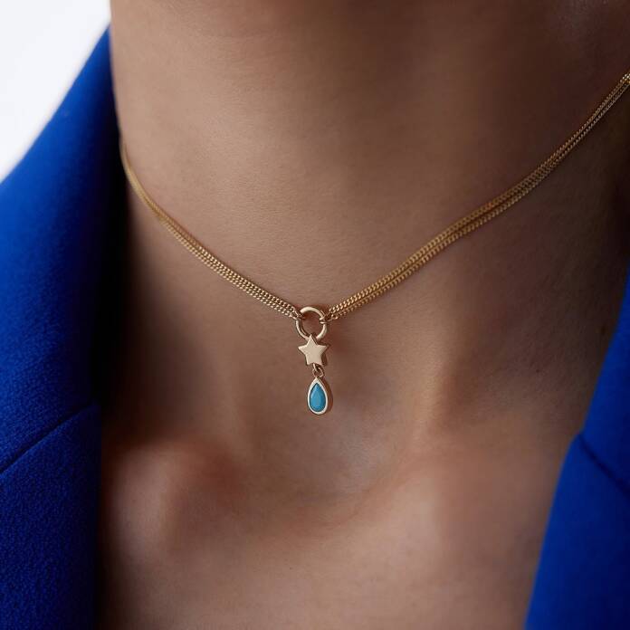 Yıldız ve Mavi Damla Chooker - 2