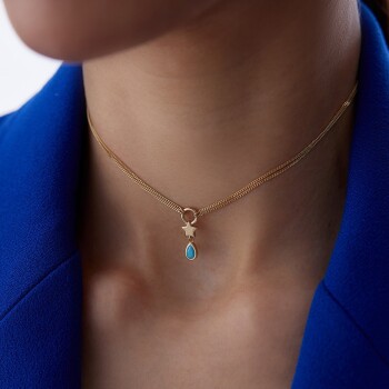 Yıldız ve Mavi Damla Chooker - Rayna