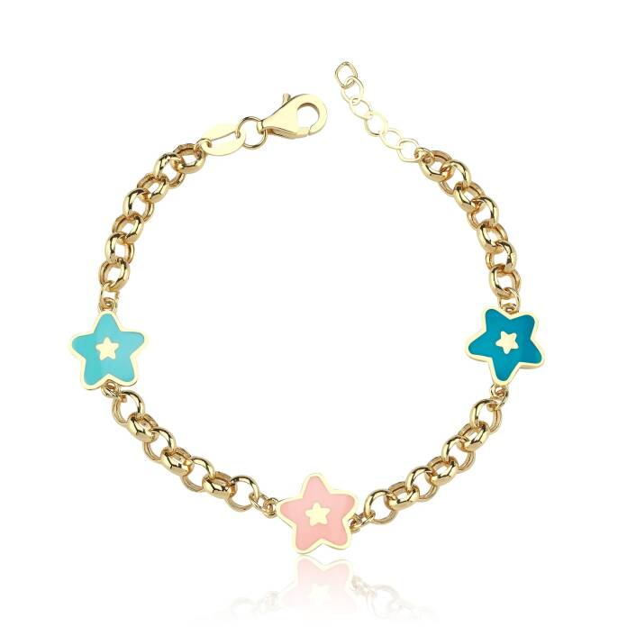 Yıldızlar Doç Zincir Çocuk Bilekliği - 1