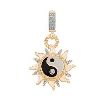 Yin Yang Kolye Ucu Charm - Ema