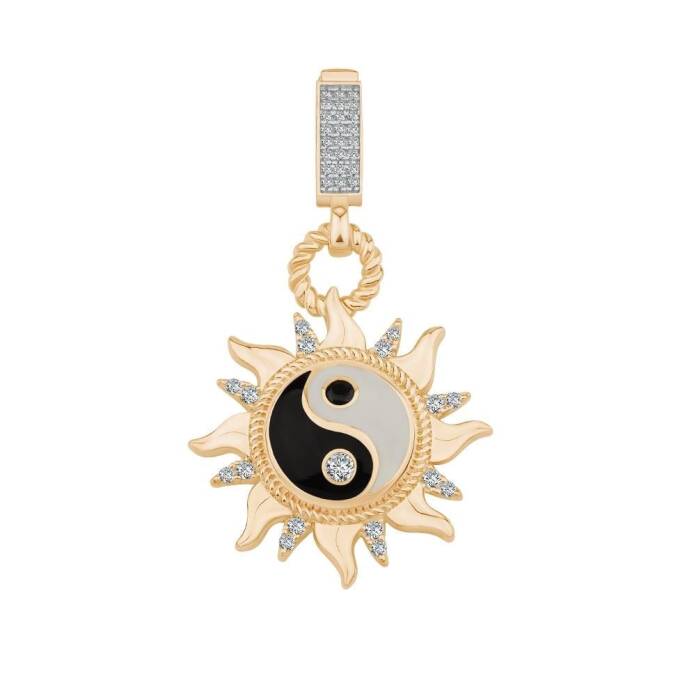 Yin Yang Kolye Ucu Charm - 1