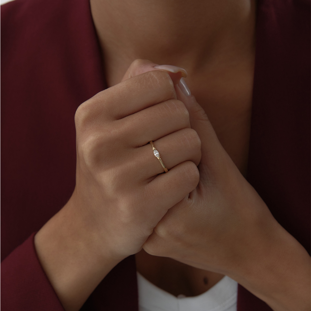 Yol Ayrımı Taşlı Yüzük - 1