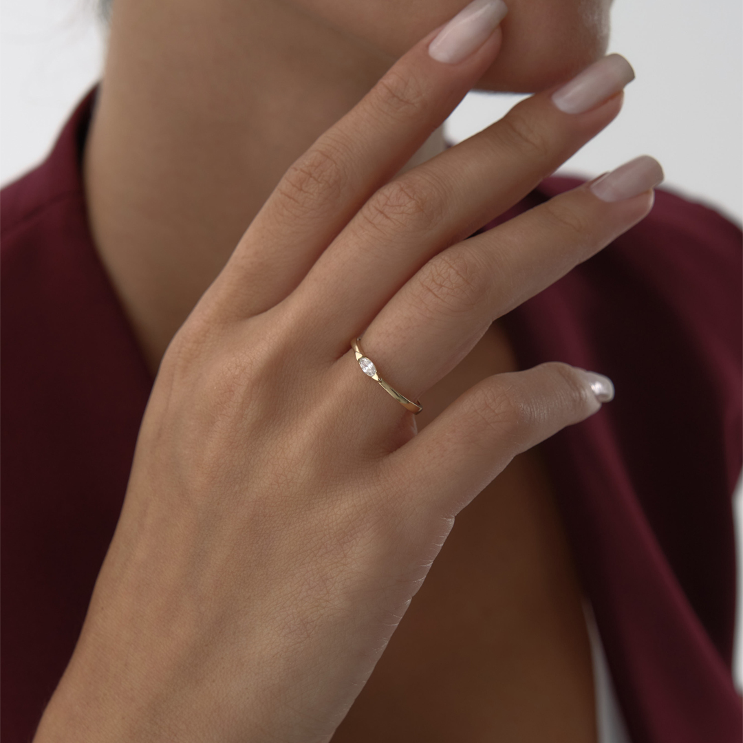 Yol Ayrımı Taşlı Yüzük - 2