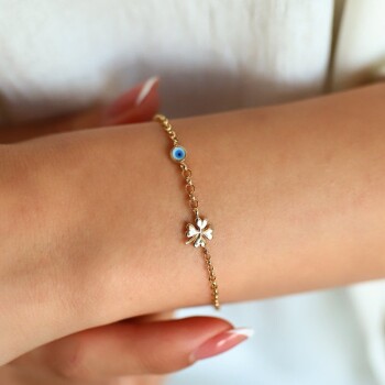 Yoncalı Mineli Bileklik - Özçelik