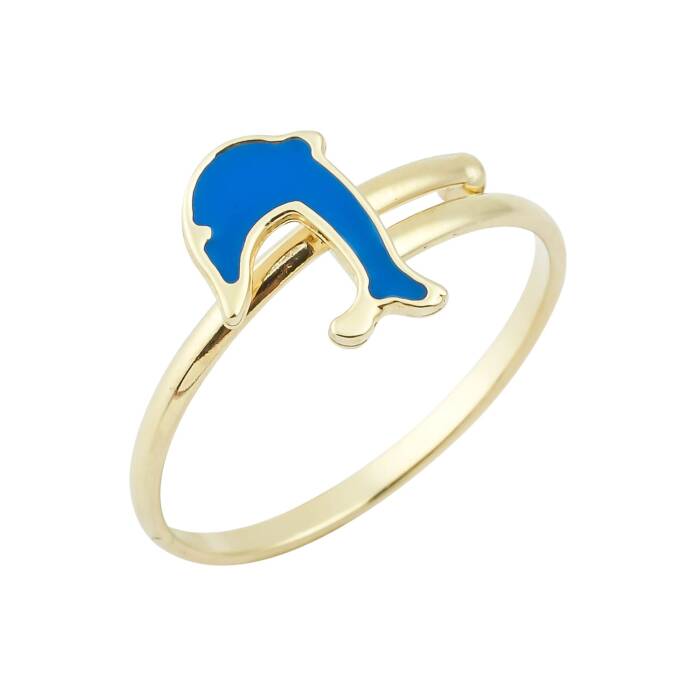 Yunus Balığı Çocuk Yüzüğü - 1