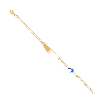 Yunus Balığı Figaro Zincir Çocuk Künyesi - Melike