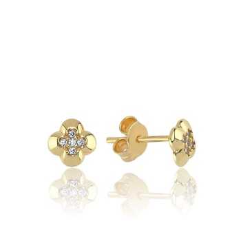 Yuvalı Çiçek Çocuk Küpesi - Melike