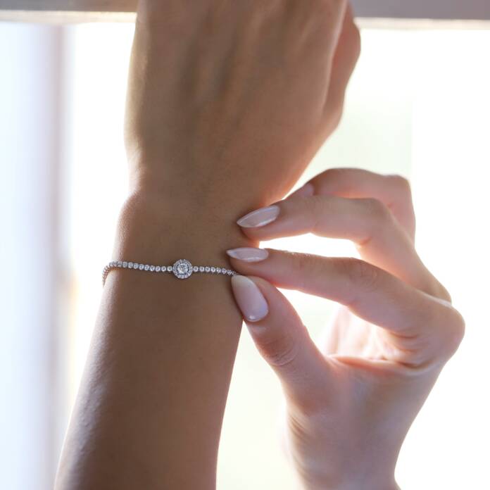 Yuvarlak Bagetli Su Yolu Bileklik - 1