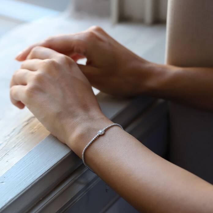 Yuvarlak Bagetli Su Yolu Bileklik - 3